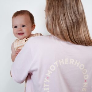 Motherhood Needs Community Tee - Orchid